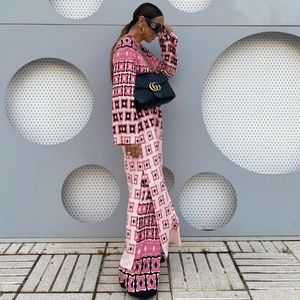 ZARA 2 PIECE PRINTED SET